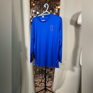 Michelo Ultra Crew Neck Long Sleeve Size Large Blue